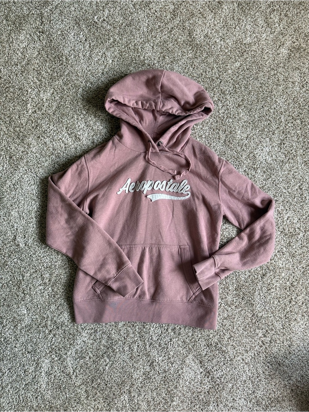 Vintage 2000s Aeropostale Pink Logo Hoodie